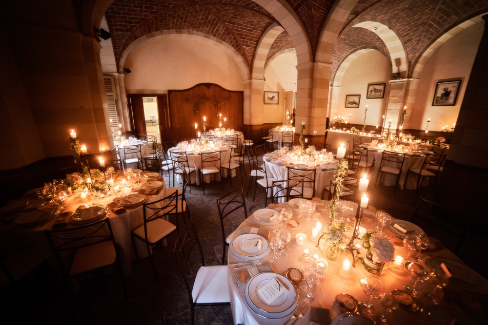 Wedding decoration in Tuscany Villa